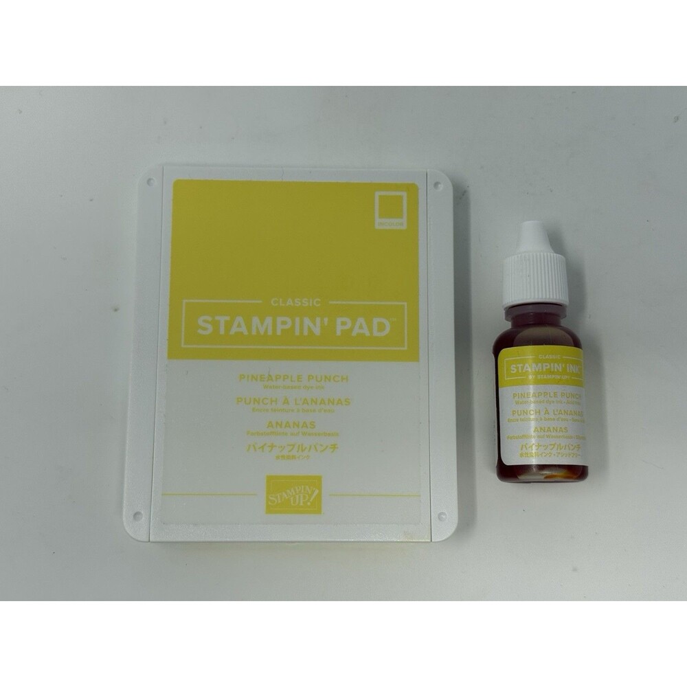 Stampin Up Classic Stampin Pad Pineapple Punch Ink Pad Refill